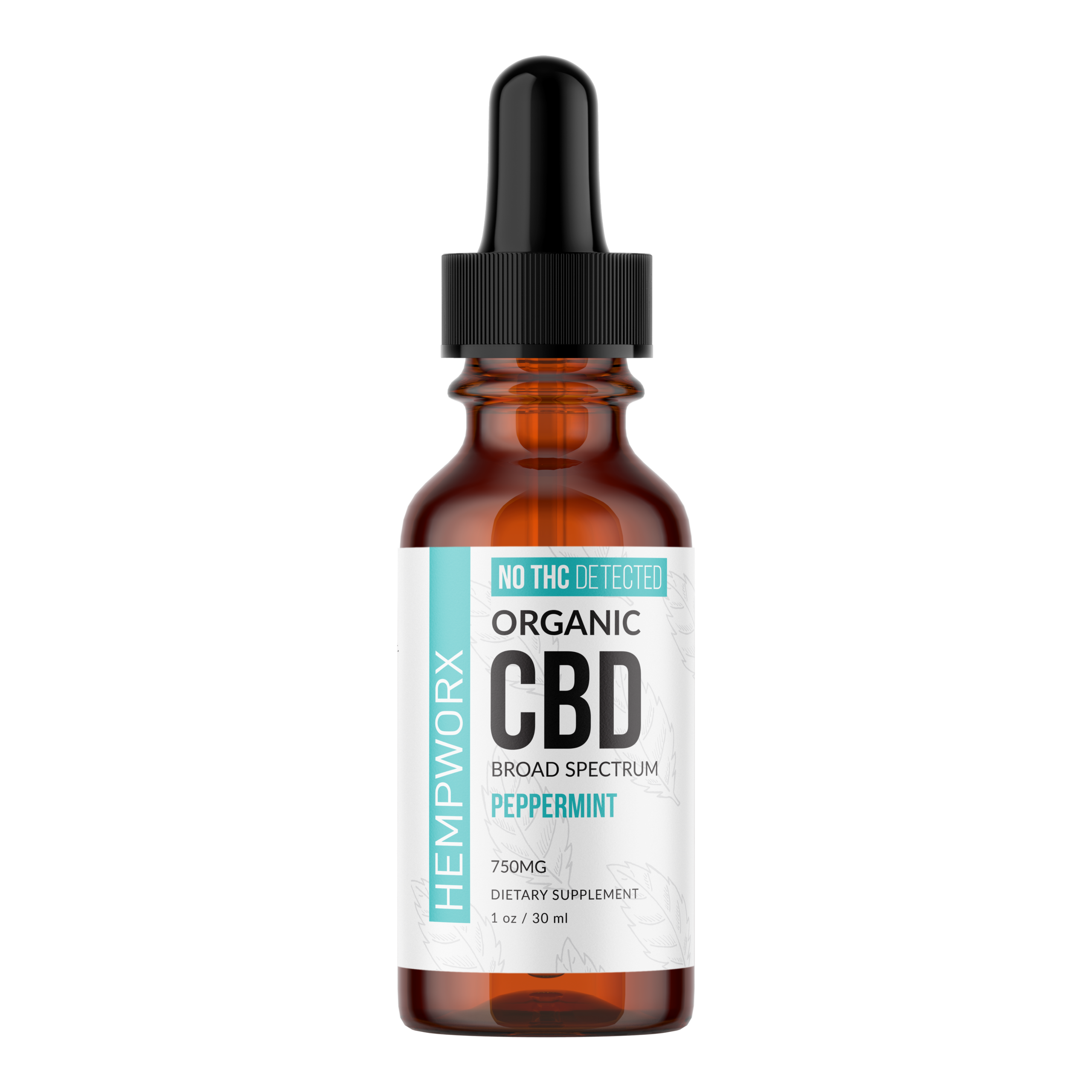 HempWorx 750 CBD Oil Broad Spectrum Peppermint