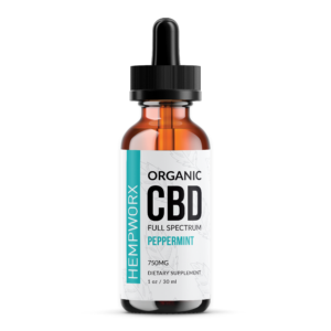 HempWorx 750 CBD Oil – Full Spectrum Organic Peppermint