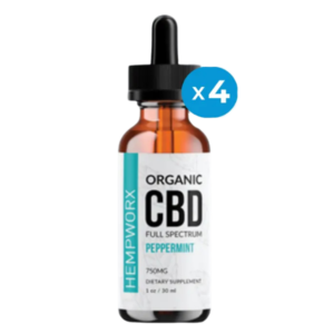 HempWorx Full Spectrum CBD Oil Peppermint Pack