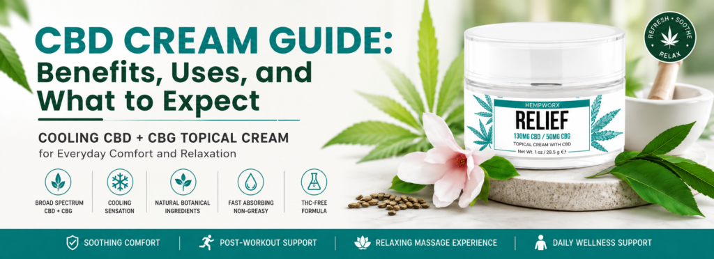CBD Cream Guide Benefits, Uses, and What to Expect